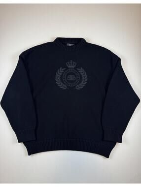 Balenciaga College Crest Knit Sweater